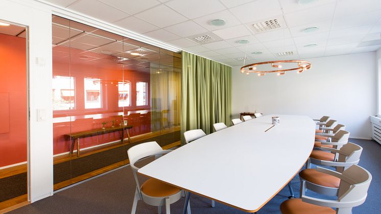 Solidars tillväxtresa speglas i inredningen av nya kontoret