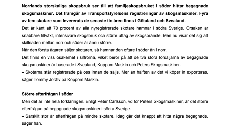 Pensionerade skotare flyttar söderut