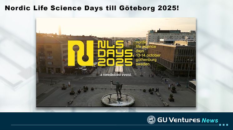 Nordic Life Science Days till Göteborg 2025!