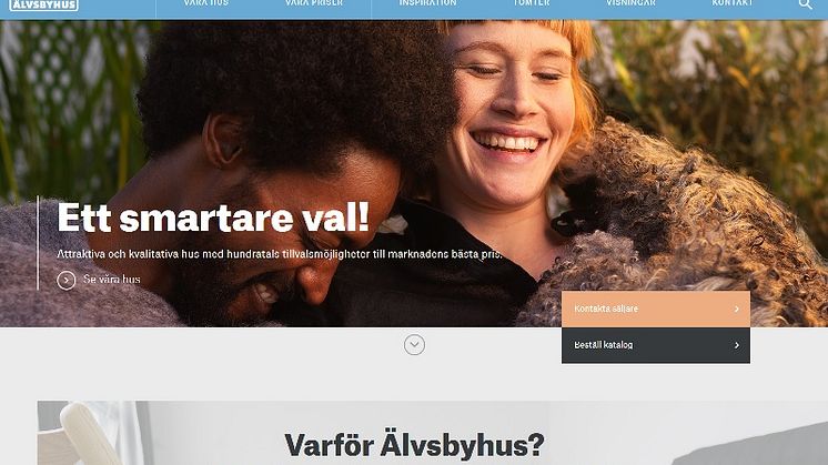Älvsbyhus nya startsida, www.alvsbyhus.se 