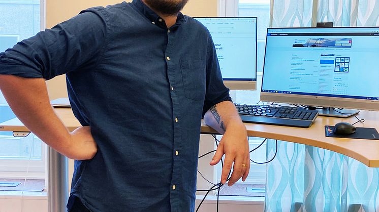 Anders Forsberg är digital lots i Kristinehamns kommun