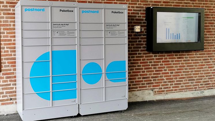 Postnords paketboxar hittas nu på Ebos större bostadsområden