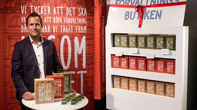Invigning av Sveriges första förvaltningsbutik