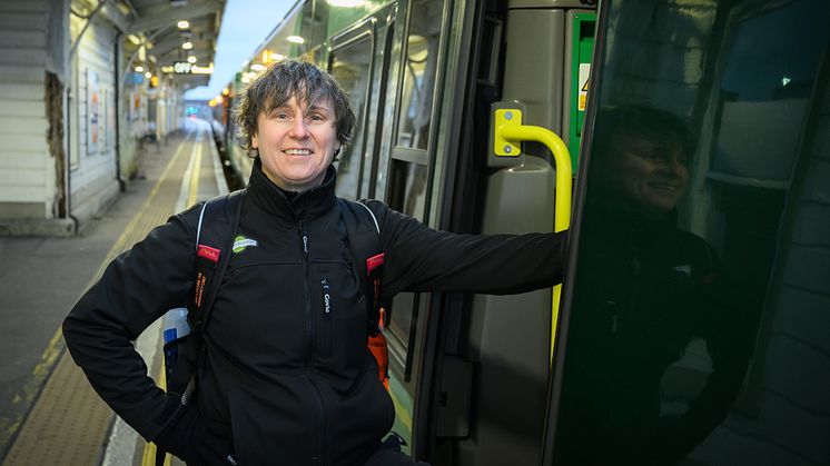 Wioletta Kuszyk qualified as a train driver in March 2023 
