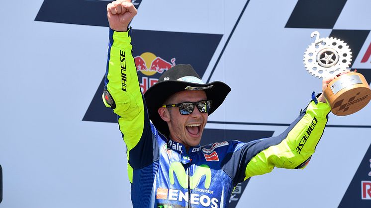開幕以来、3戦連続で表彰台を獲得したMovistar Yamaha MotoGPのV・ロッシ