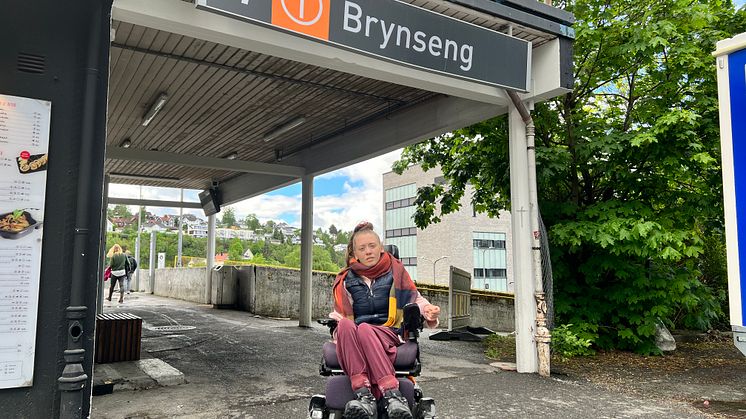 Ida på Brynseng stasjon