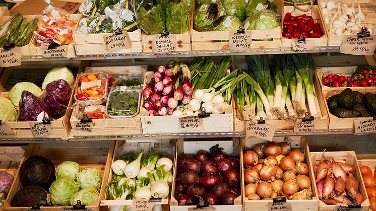 Fram till den 21 april finns pengar att söka för bransch- och producentorganisationer till marknadsföring av jordbruksprodukter och livsmedel som producerats i EU. Foto: Scandinav Bildbyrå.