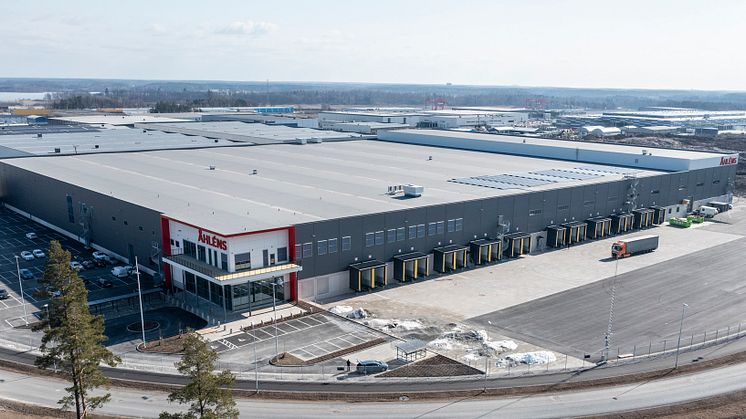 Åhléns nya centrallager i Rosersberg
