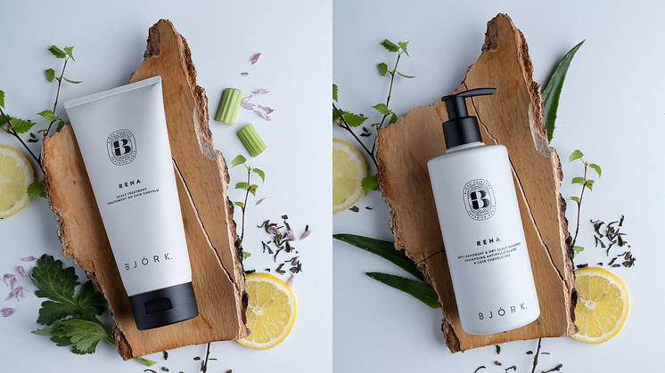 Säg hejdå till torr, irriterad och kliande hårbotten med Björk Hair's nya produkter!