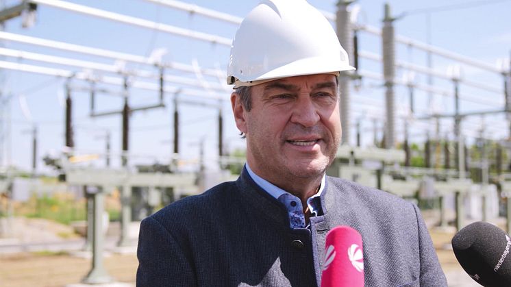 Neue Herzkammer der Energiewende in Niederbayern - Inbetriebnahme des Umspannwerks Bogen
