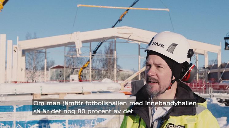 7 månader efter byggstart - se hur Thoren Arena växer fram