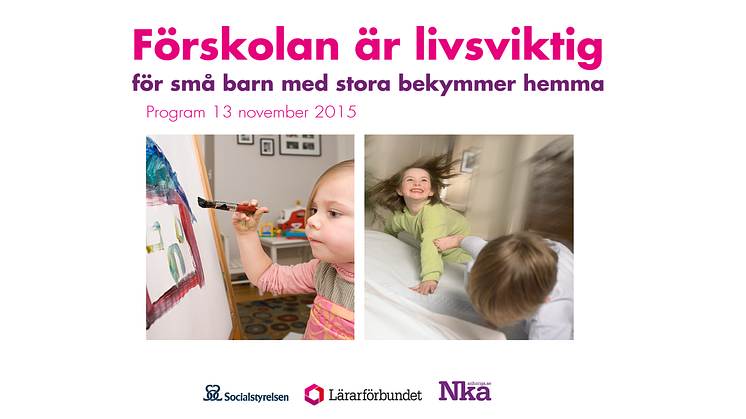 Förskolan är livsviktig för små barn med stora bekymmer hemma