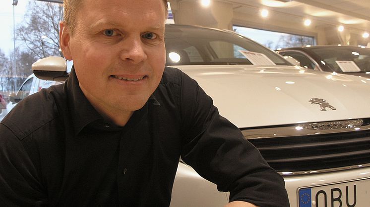 Thomas Bergman servicemarknadschef Peugeot Sverige