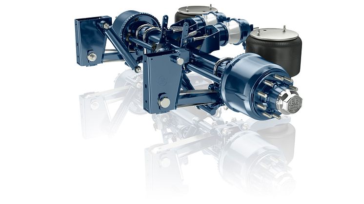 12-tonne Airlight II suspension unit for low loaders. 