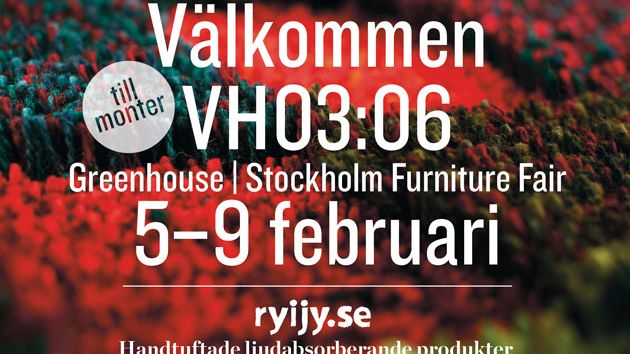 Åsa Lom, ung kreatör visar handtuftad inredningsdesign under Stockholm Furniture & Light Fair