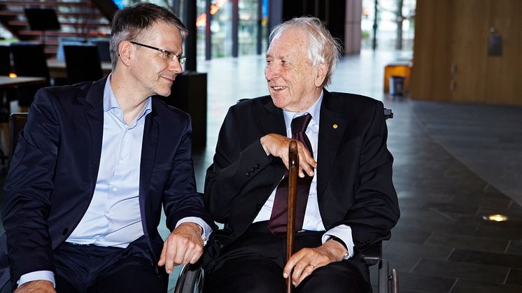 Durs Grünbein och Tomas Tranströmer