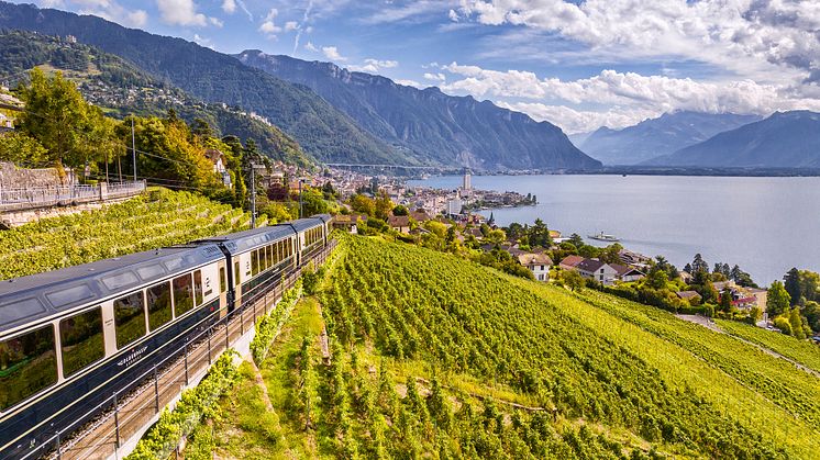 Der Golden Pass bei Montreux am Genfersee (c) David Bochud