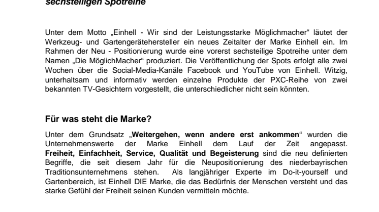 "Die MöglichMacher" machen es möglich