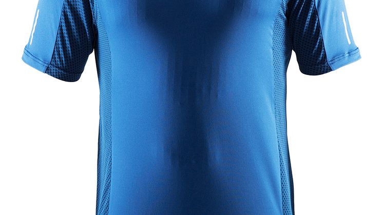 Focus mesh tee (herr) i färgen deep/vega