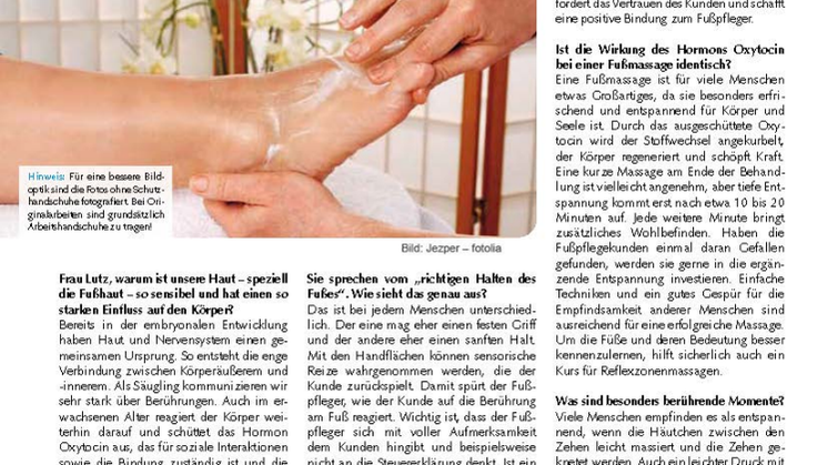 1.000 mal berührt: Berührung und Massage in der Fußpflege