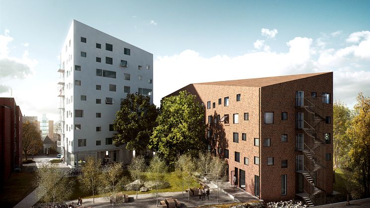 Studentbostäder, Drottning Kristinas väg, KTH 