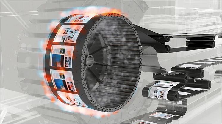 Oce VPi300 drying 