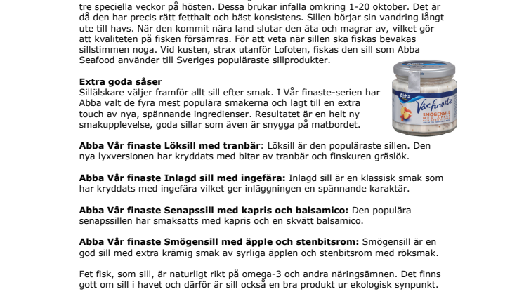 Ny lyxig sill till jul
