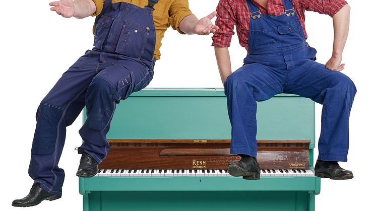 Nyskriven krogrevy med Claes Malmberg och Niklas Holtne - 50 föreställningar för ”Pianoflyttarna” i höst!