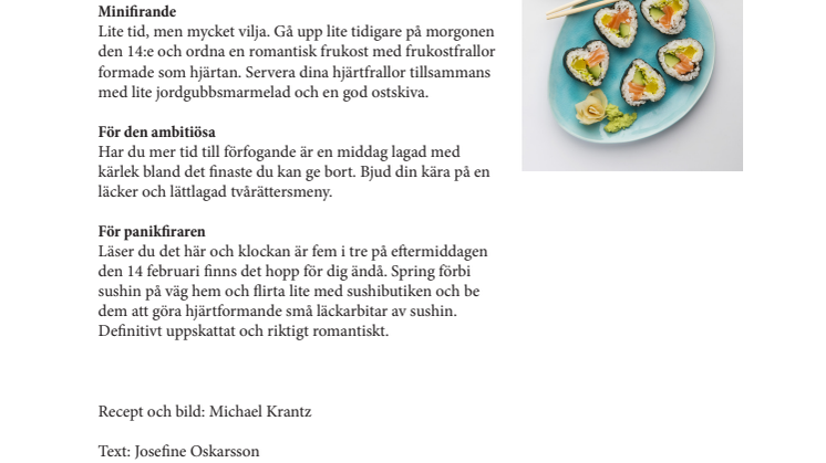 Kärlek på menyn