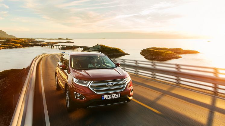 Ford-lansering av nye Edge og Ranger i Molde