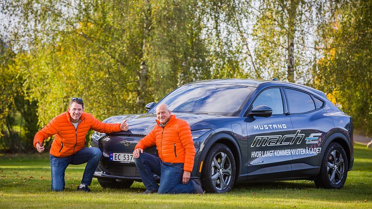 Ford Mustang Mach-E rekkeviddetest 2021 høst