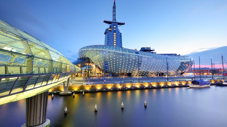 Bremerhaven: Klimahaus und ATLANTIC Hotel mit Aussichtsplattform Sail City © DZT / Francesco Carovillano