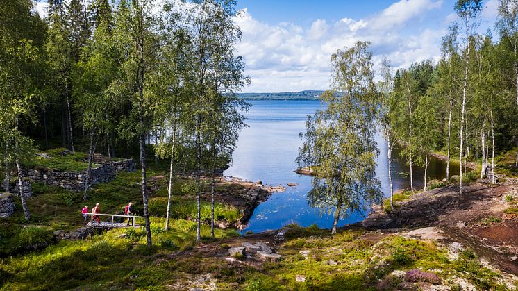 Med start 6 juli erbjuder Sagolika Sunne unika vandringsberättelser i samverkan med Västanå teater i den värmländska finnskogen.