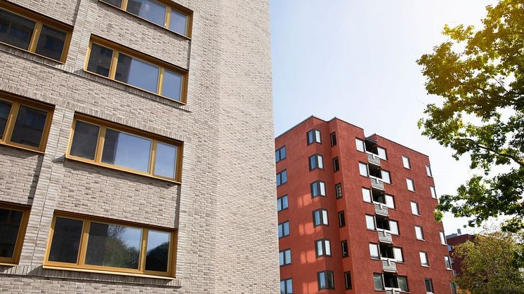 Studentbostadsområdet Lappkärrsberget i Stockholm är en del av beståndet i Stockholms studentbostäder.