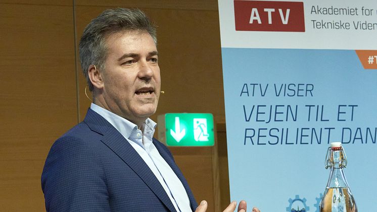 Lars Aagaard på ATV's årsmøde. Foto: Camilla Schiøler 