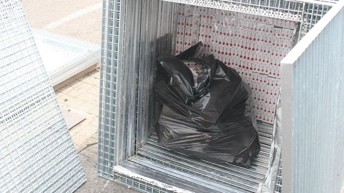 Cack-handed smuggler jailed after  secret stash drops into lap of investigators 