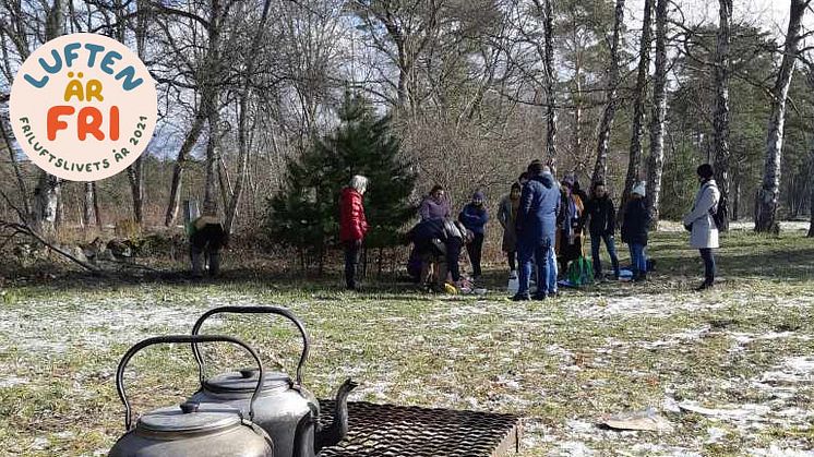 Kristianstads kommun arrangerar friluftsaktiviteter för att nå ut till fler som är ovana vid att vistas i naturen i samband med Friluftslivets år 2021.