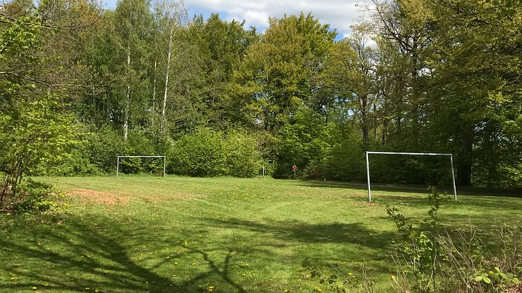 Bollplanen vid Tuskaftsgången ska få nya fotbollsmål under hösten.