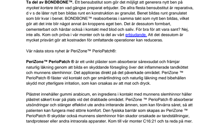 SWEDENTAL 2011