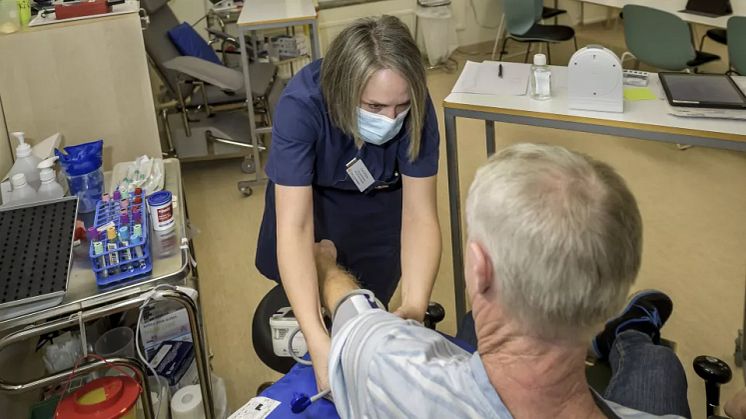 Världsdiabetesdagen sätter fokus på deltagares bidrag till diabetesforskningen. Foto: Kennet Ruona