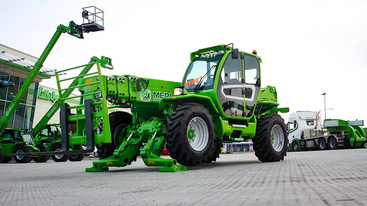 Merlo P50.18 visas på Borgeby Fältdagar.
