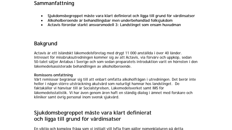 Remissvar
