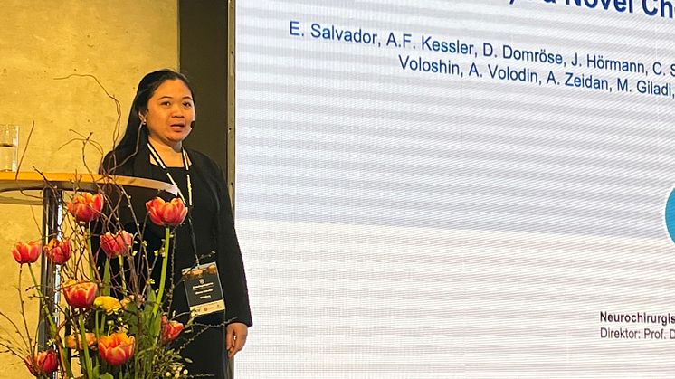 ”Resultaten väcker hopp om att kunna få ännu större terapeutisk nytta av Tumor Treating Fields för den här utsatta patientgruppen”, säger Ellaine Salvador på plats i Uppsala under Onkologidagarna.