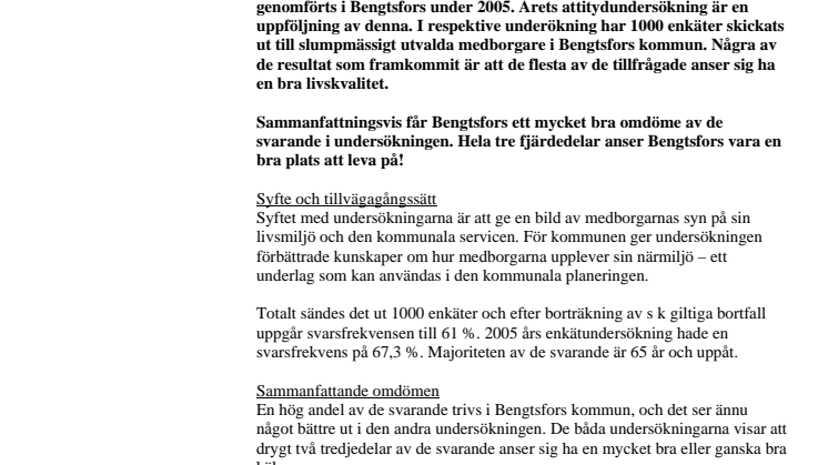 Enkät visar på ökad framtidstro!