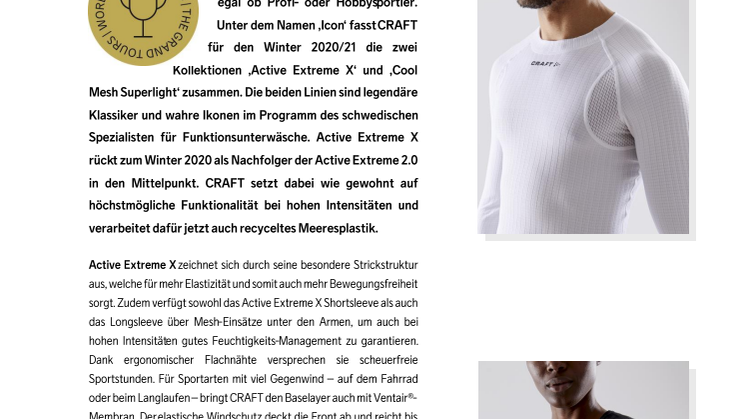 Craft Iconic - Die Hall Of Fame der Funktionsunterwäsche