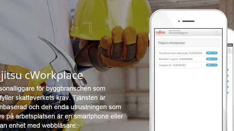 Fujitsu släpper molnbaserad personalliggare för byggbranschen