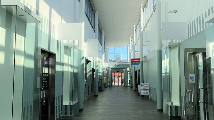Hjällbo Centrum galleriagången