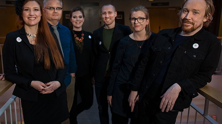 Styrelsen i Lars Winnerbäcks stiftelse. Nytt för i år är att Mattias Ahlén ersätter Jan Gradvall. Foto: Anton H Le Clercq