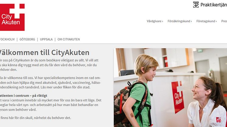 CityAkuten lanserar ny webbplats