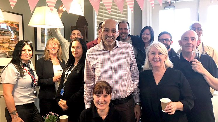 St Neots coffee shop - group celebration